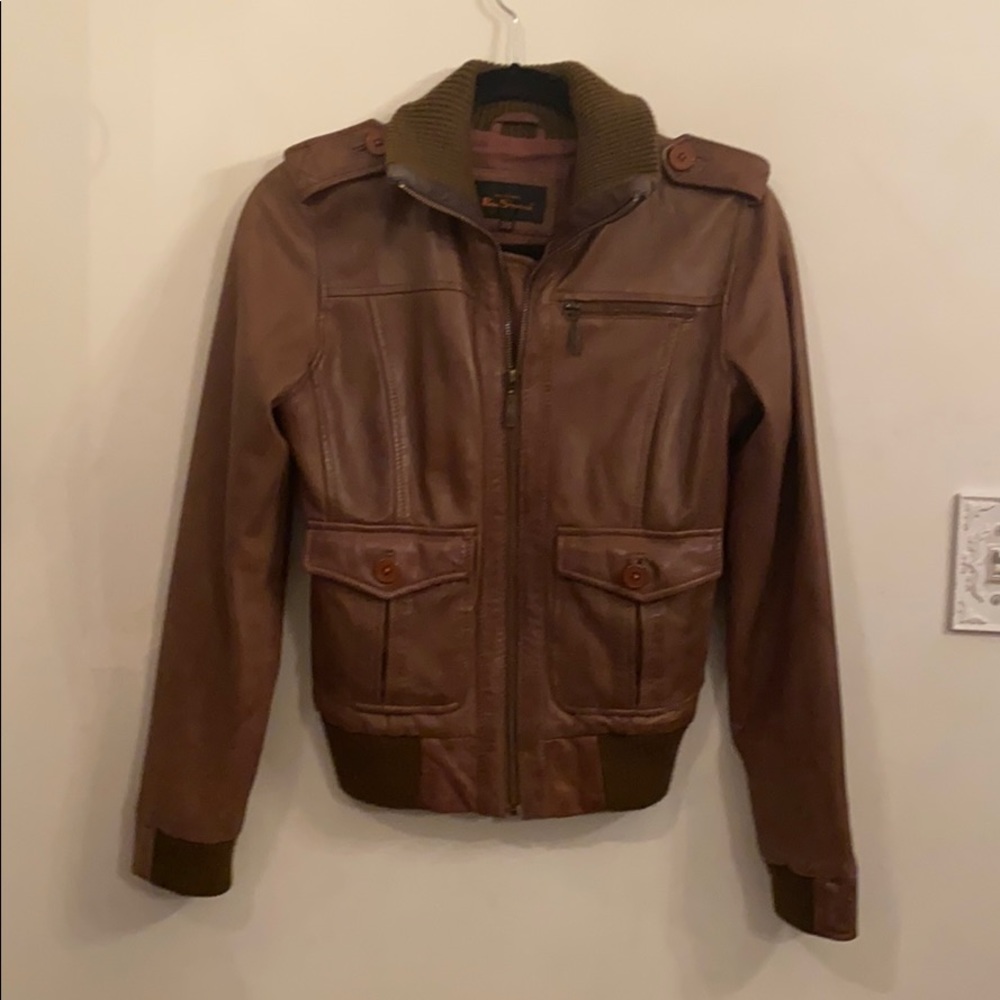 Ben Sherman Women’s super supple soft leather coat